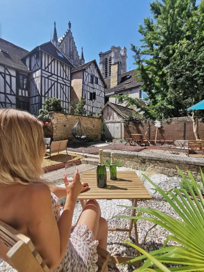 Les Cieux De La Cathedrale - Calme - Jardin - Wifi Apartamento Troyes Exterior foto