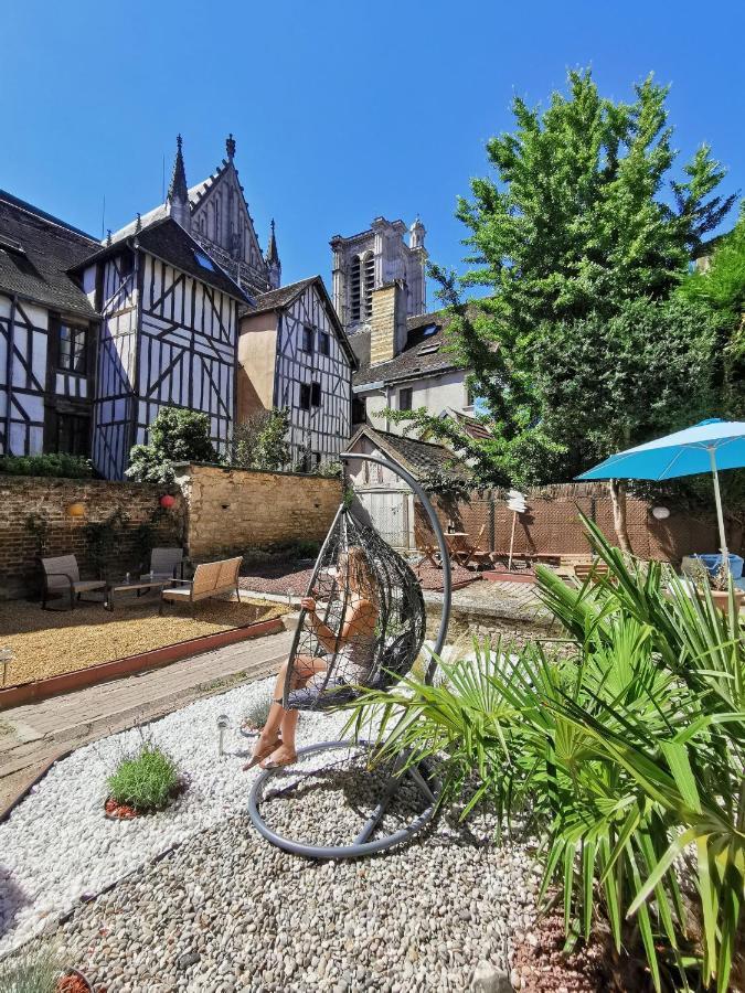 Les Cieux De La Cathedrale - Calme - Jardin - Wifi Apartamento Troyes Exterior foto